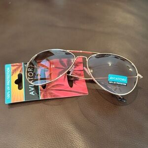 Glance Eyewear Aviators Rose Gold Frame Sunglasses with tortoise shell accents